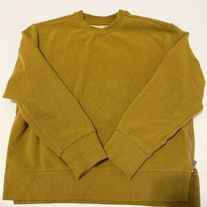 Calia Mustard/Green side zip sweatshirt M